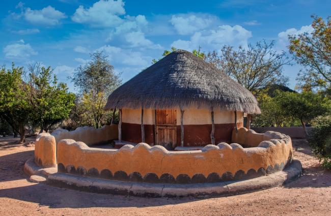 African hut