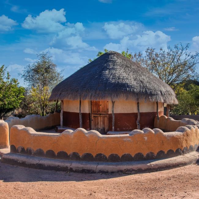 African hut
