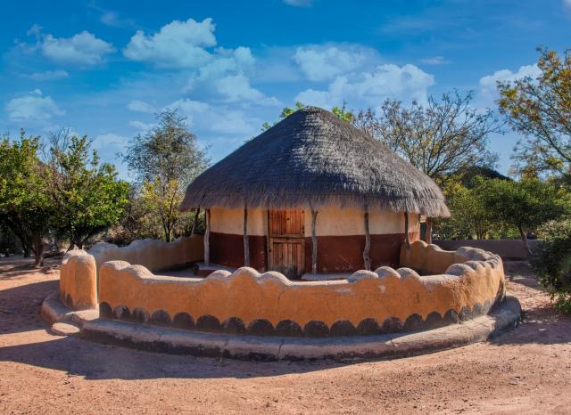 African hut
